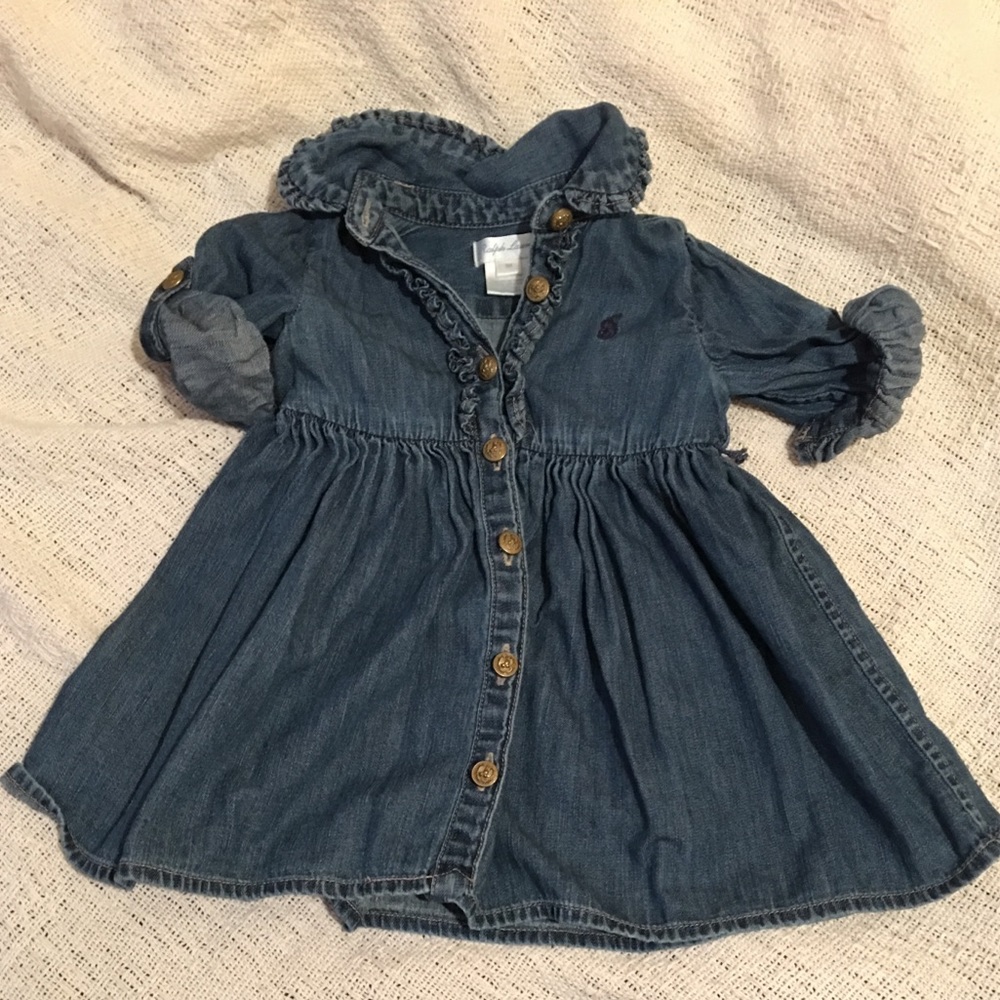 🌻Sold🌻 Ralph Lauren Denim Baby Dress